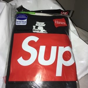 Supreme Hanes shirts